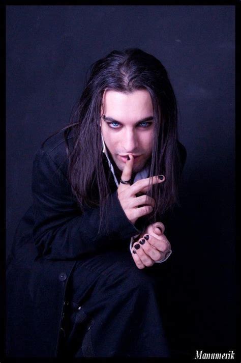Goth Man Boy Black Metal Dark Vampire Love Gothic Vampire
