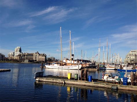 Boats In The Inner Harbour Victoria Bc Canada West Coast Tourist