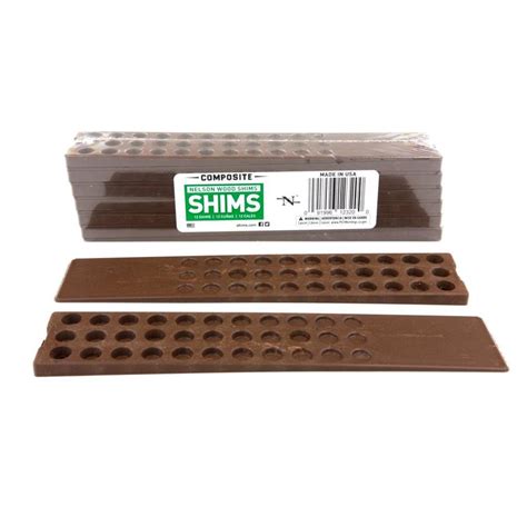 Nelson Wood Shims 12 Count 1 38 In X 7 12 In Composite Shims At