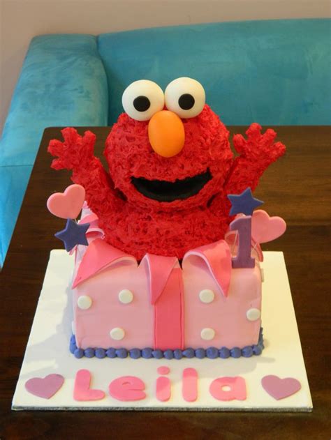 Leilas 1st Birthday Elmo Cake Elmo Cake Pumpkin 1st Birthdays