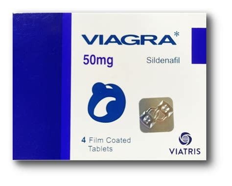 Viagra 50 Mg Sildenafil 4 Film Coated Tablets