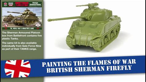 Painting A 15mm Flames Of War Tanks Sherman Firefly Tank Youtube