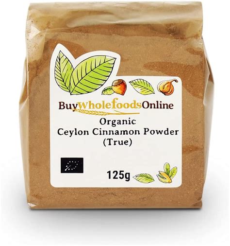 Organic Ceylon Cinnamon Powder True 125g Bwfo Uk Grocery