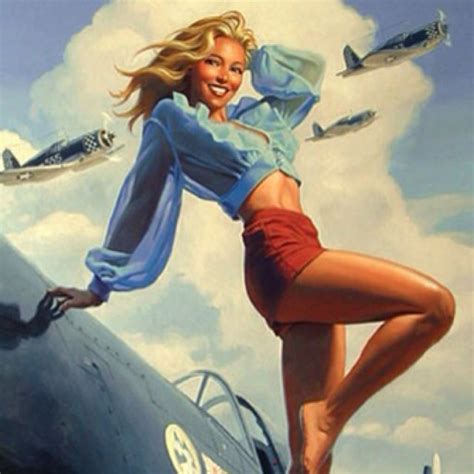 Wwii Pinup Girls Class And Coolness Pin Up Art Pinterest Pinup Art Art Illustrations And