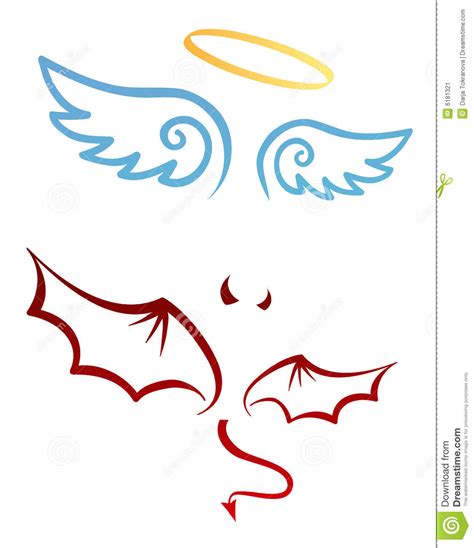 Angel And Devil Stock Image Image 6181321
