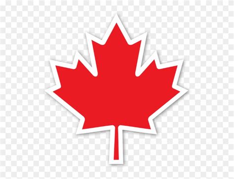 Because the directly downloaded image is a transparent background. Canada Leaf Sticker - Transparent Canadian Maple Leaf ...