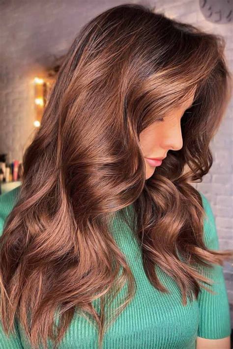 Brown hair is far from boring, but with so many different shades to choose from, it can be tough to figure out which hue mix dark chestnut brown hair color with golden balayage highlights to create a warm look that's perfect for cooler seasons. Pin on Alluring Hairstyles