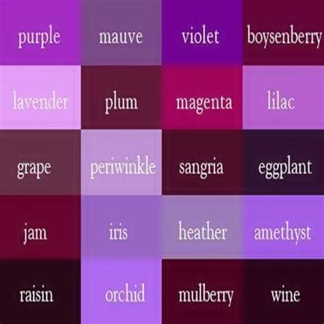 Purple Degrees Purple Color Palettes Purple Color Shades Of Purple