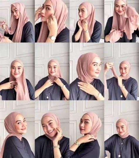 10 Tutorial Hijab Pashmina Simple Untuk Remaja 2022