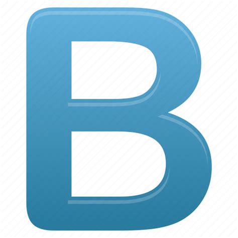 Blue B Letters Letter Icon