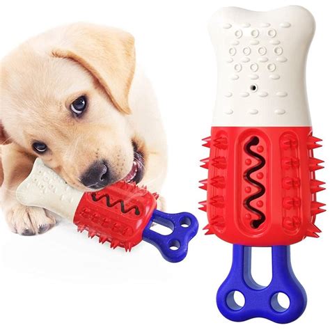Lnkoo Dog Cooling Chew Toy For Teething Freezable Chew Toys 360° Clean
