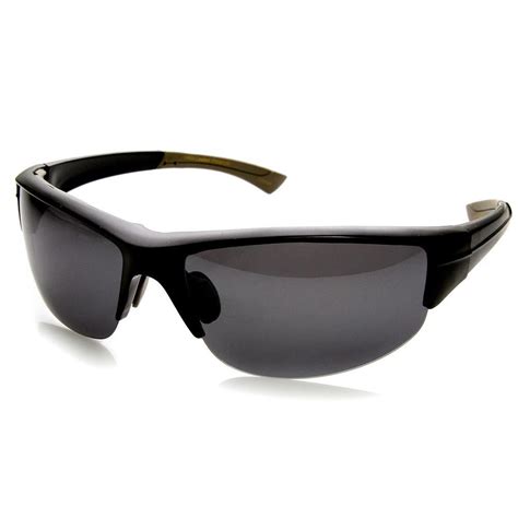 polarized tac lens action sports wrap around sunglasses zerouv