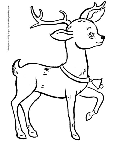 Santa s reindeer were first introduced to the world as eight in total according to the 1823 poem popularly called the night before christmas. Santa's Reindeer Coloring Pages - Cute Santa's Reindeer ...
