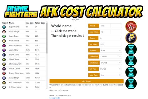 Making An Afk Calculator For Anime Fighters Simulator Roblox Game