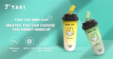 HOT TAKI T Mini Cup Disposable Vape Mini Cup Ml Puffs