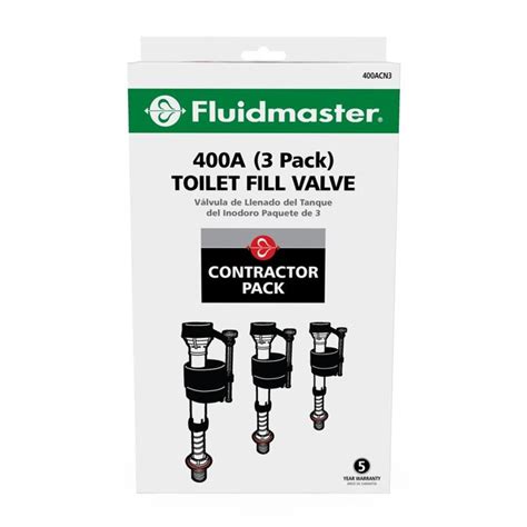 Fluidmaster 400a 3 In Universal Adjustable Toilet Fill Valve At