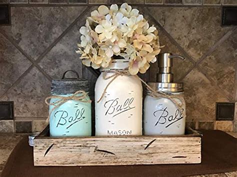 See more ideas about canisters, canister sets, wooden. Ball Mason Jar CANISTER 5pc SET with galvanized metal lid ...