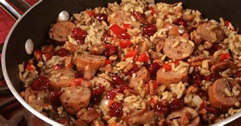 Add sausage, and cook, stirring frequently, 4 minutes or until browned. Moms Who Cook Stuff...: Chicken Apple Gouda Smoked Sausage With Rice