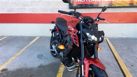 Japanese online shop of motorcycle parts and accessories. 2017 Yamaha FZ-09 Red | First Look - YouTube