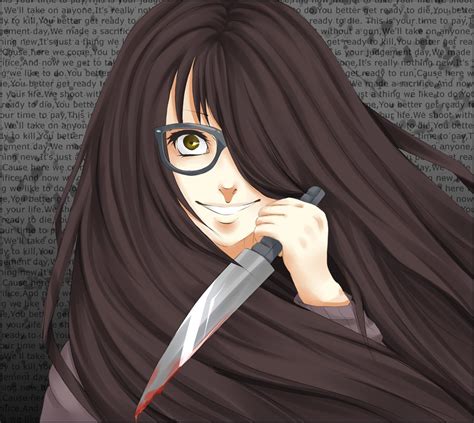 Anime Girl Knife Manga Image 515651 On
