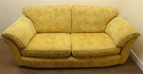 Marks And Spencers Three Seat Sofa Upholstered In A Floral Patterned