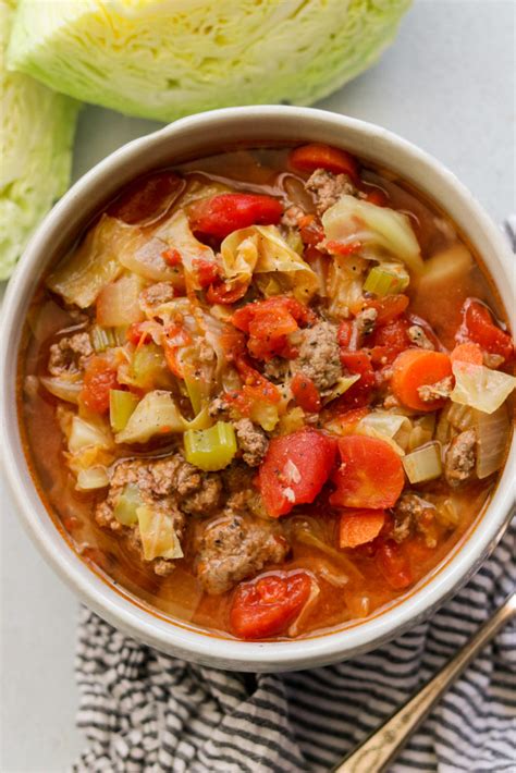 Hearty and extremely delicious, this one pot hamburger cabbage soup recipe is easy to make and always a huge hit! Instant Pot Cabbage Soup with Ground Beef (Paleo, Whole30) - Stovetop Instructions Included ...
