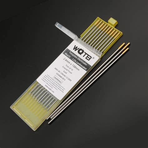 WQTB Tungsten Electrodes TIG Tungsten Rods WT20 Wl15 WL20 WC20 WZR8 WP