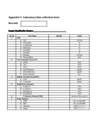 Free 10 Research Data Collection Form Templates In Ms Word Pdf