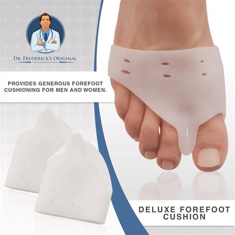 Dr Fredericks Original Deluxe Ball Of Foot Cushions And Bunion Pad 2