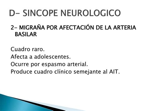 Síncope é o termo médico utilizado para descrever a perda da consciência, conhecida como desmaios. PPT - SERVICIO DE NEUROLOGIA HCIPS PowerPoint Presentation ...