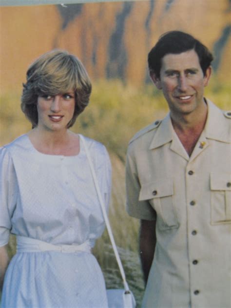 March 21 1983 Prince Charles And Princess Diana At Ayers Rock In Yulara