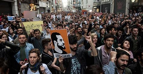 Gezi Park protests commemorated on Istanbuls İstiklal Avenue Türkiye