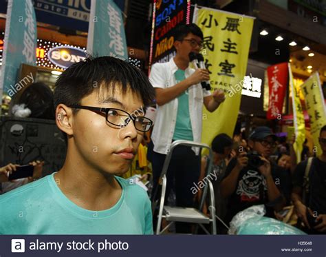 June 4 2016 Joshua Wong Secretary General Of Demosisto A Former