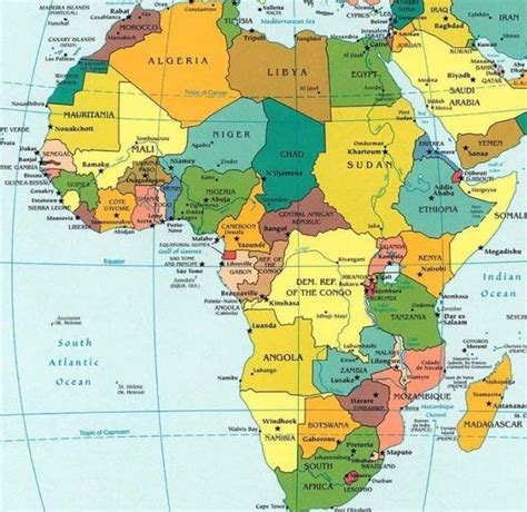 Continent of africa map creative images. African Countries and Capitals: All the Facts You Need