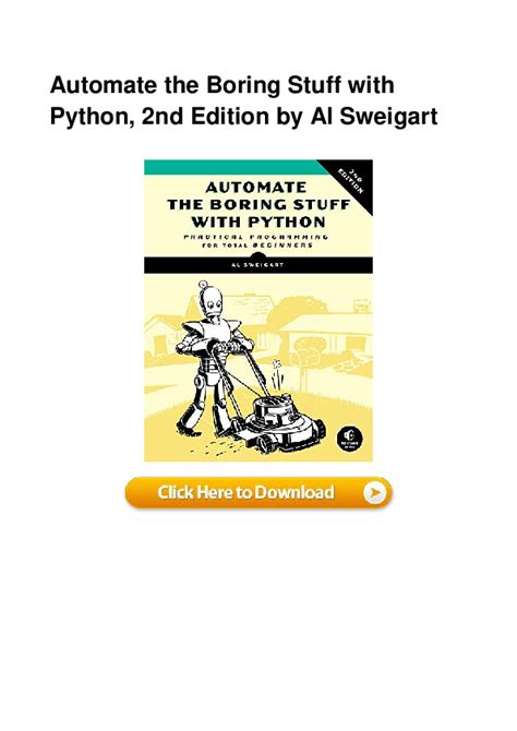 Practical programming for total beginners best book, automate. (PDF) Automate the Boring Stuff with Python, 2nd Edition ...