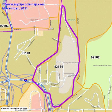 Zip Code Map Of 92134 Demographic Profile Residential Housing