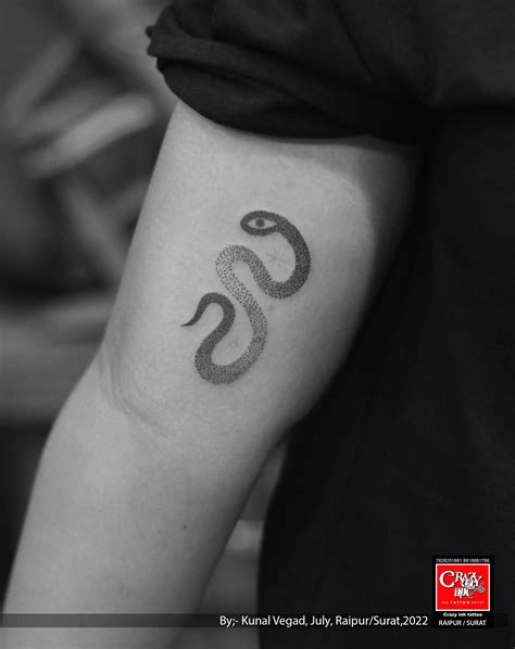 Snake Tattoo Design Crazy Ink Tattoo And Body Piercing In Raipur India