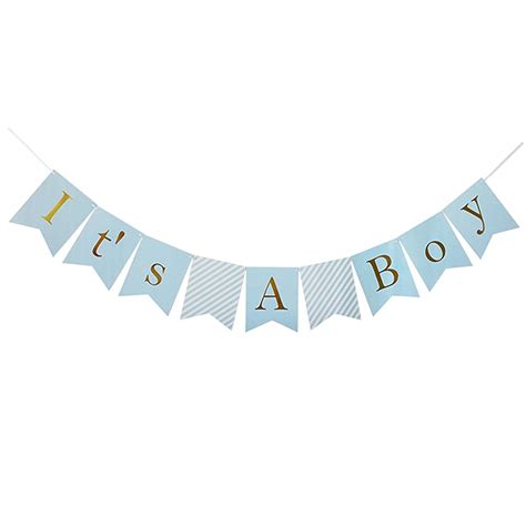 Baby Shower Flag Its A Boy Banner For Party Decoration Supplies Palmysupply