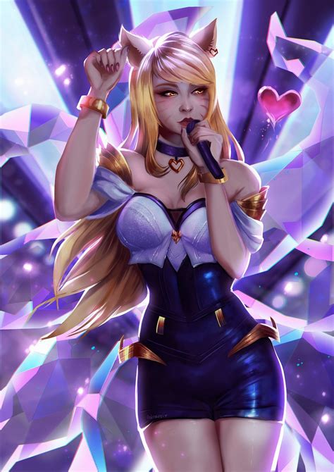 Ahri Kda Cosplay League Of Legends Cosplay Cosplay Costume Etsy