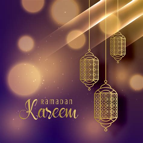 Beautiful Hanging Lamps For Ramadan Kareem Season Background Download