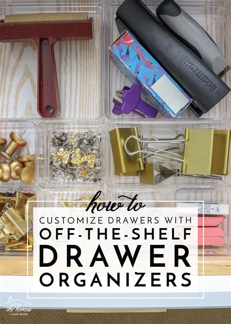 How To Customize Drawers With Off The Shelf Drawer Organizers The