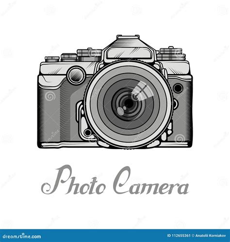 Vintage Camera Logo Vector