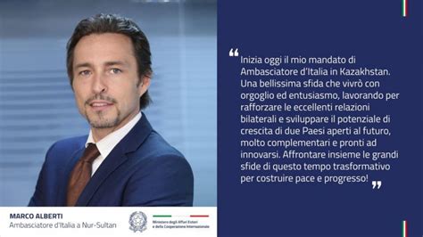 Lambasciatore Ambasciata D Italia Astana