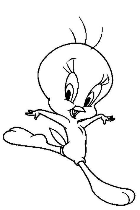 Hilarious Tweety Bird Coloring Page : Kids Play Color