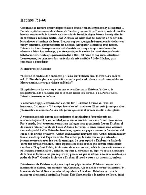 Defensa Y Muerte De Esteban Pdf Moisés Abrahán