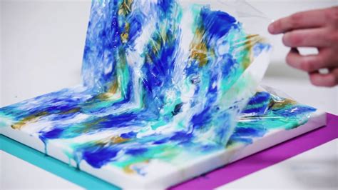 How To Make Marbled Canvas Youtube