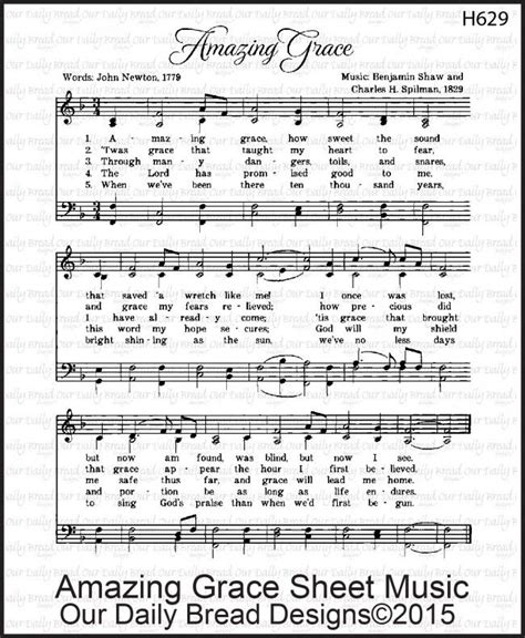 Amazing Grace Sheet Music Amazing Grace Sheet Music Hymn Sheet Music