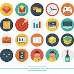 Icons Flat Icon Vector Photoshop Web Colorful