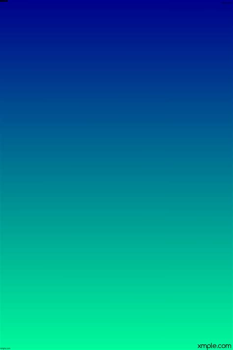 Wallpaper Gradient Blue Green Linear 00008b 00fa9a 60° 1440x2160