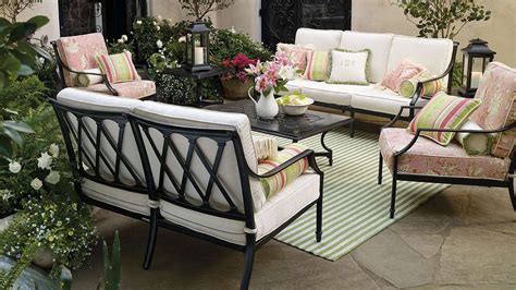 Outdoor Furniture Grayson Sofa Set In Black Finish 51l X 375w X
